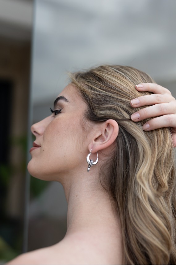 Pendientes Aros Gitanos Plateados