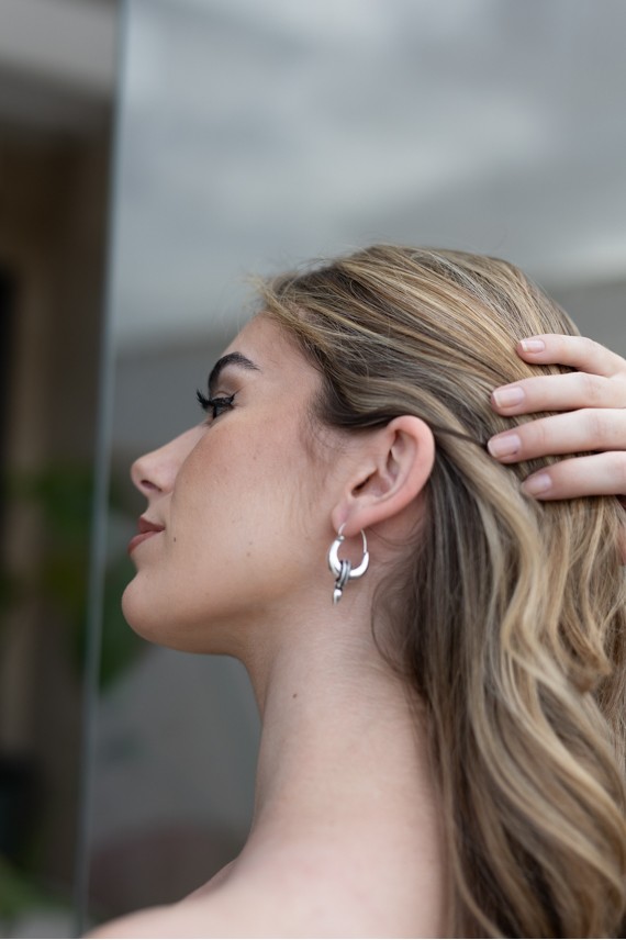 Pendientes Aros Gitanos Plateados