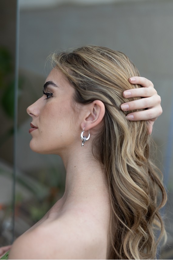 Pendientes Aros Gitanos Plateados