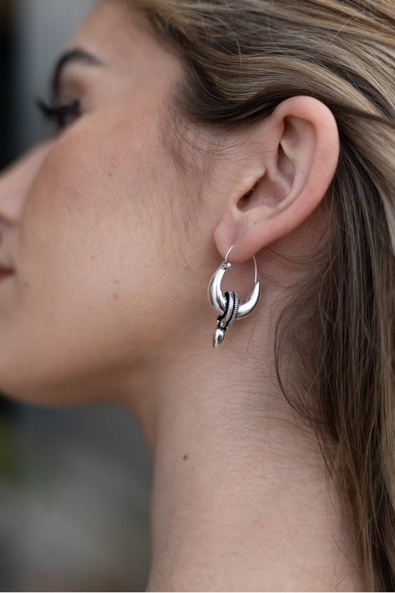 Pendientes Aros Gitanos Plateados