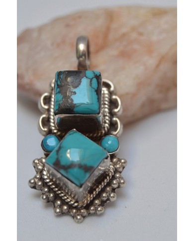 Colgante Turquesa Fukuoka ancestral