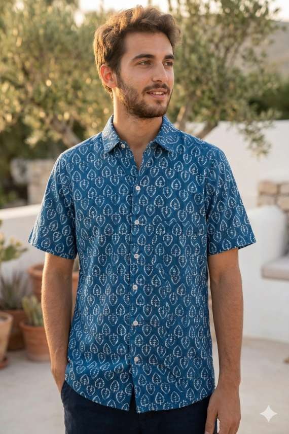 Camisa Estampada Algodón Kalani