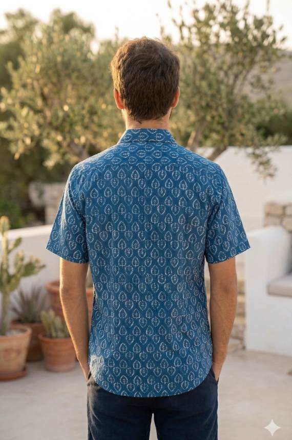 Camisa Estampada Algodón Kalani