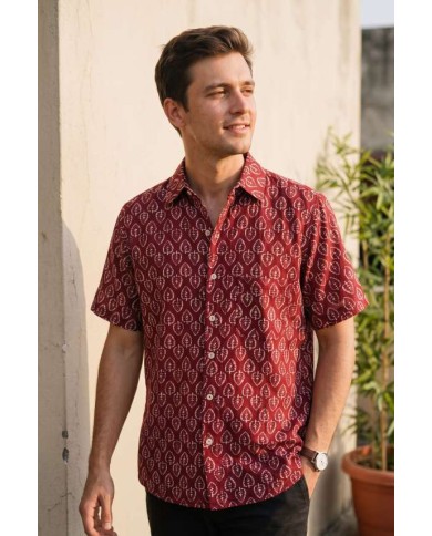 Camisa Estampada Algodón Kalani