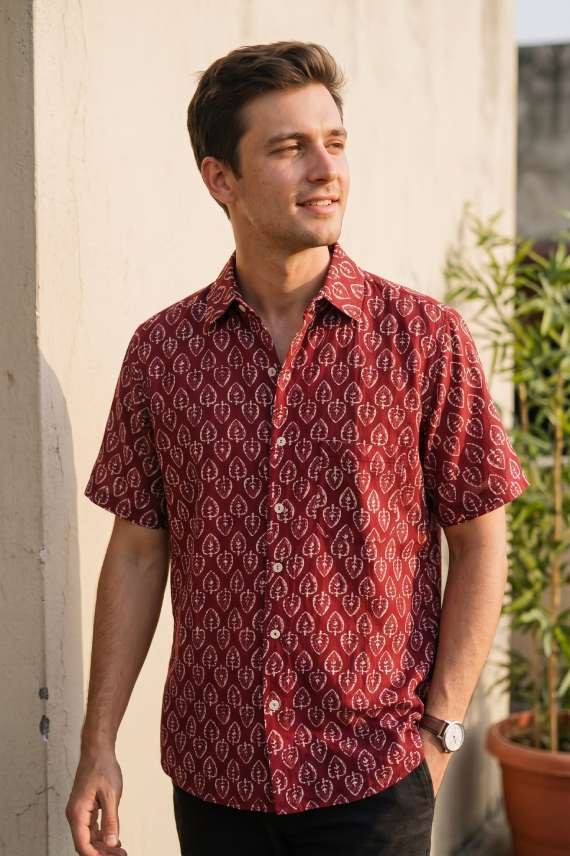 Camisa Estampada Algodón Kalani