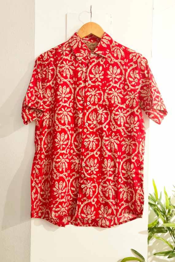 Camisa Estampada Algodón Aukai