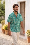 Camisa Estampada Algodón Kalani