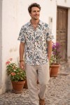 Camisa Estampada Algodón Aukai
