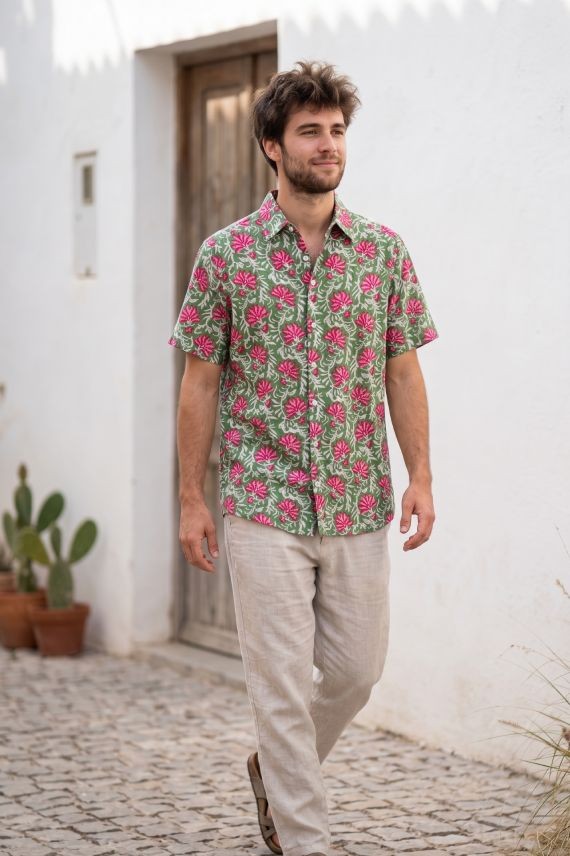 Camisa Estampada Algodón Kawai