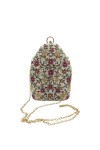 Bolso Fiesta Bordado Floral Rígido