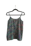 Top Poliester Estampado Floral Paisley