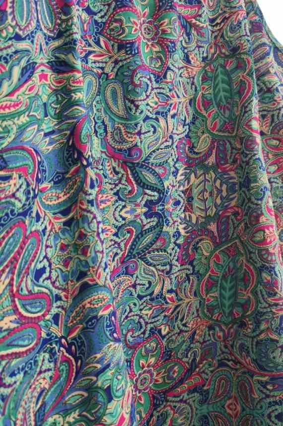 Top Poliester Estampado Floral Paisley