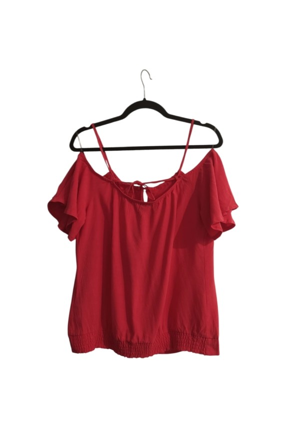 Blusa Viscosa y Lino Manga Caida