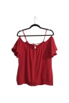 Blusa Viscosa y Lino Manga Caida