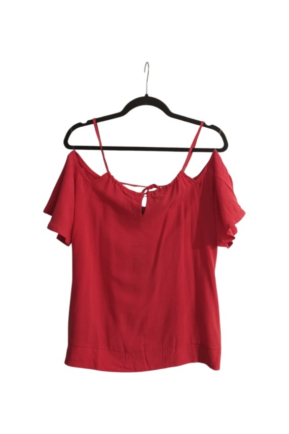 Blusa Viscosa y Lino Manga Caida