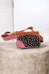 Riñonera Piel Lizbetli Animal Print Topos blancos By Soruka