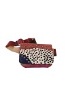 Riñonera Piel Lizbetli Animal Print Topos negros By Soruka