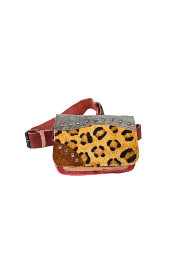 Riñonera Lizbetli Piel Leopardo by Soruka