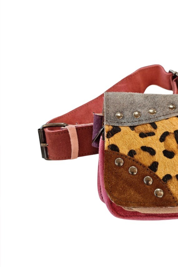 Riñonera Lizbetli Piel Leopardo by Soruka