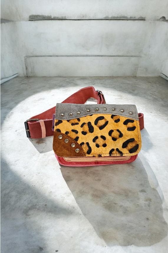 Riñonera Lizbetli Piel Leopardo by Soruka