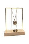 Conjunto de Acero Dorado Luna y Estrella