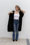Kimono Largo Viscosa Negro