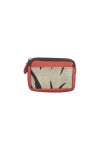 Monedero piel Kai Zipper Animal Print Soruka Cebra