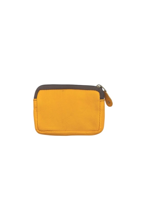 Monedero piel Kai Zipper Animal Print Soruka Leopardo