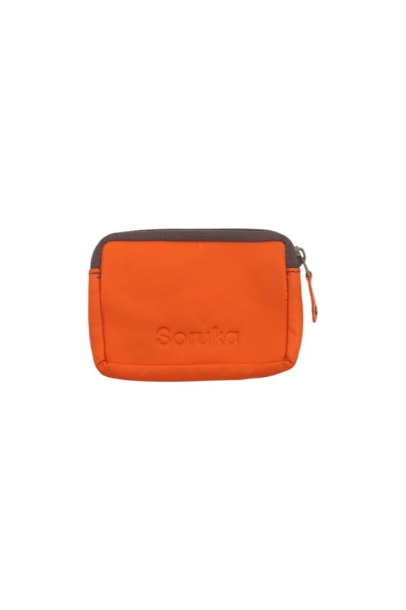 Monedero piel Kai Zipper Animal Print Soruka Peces