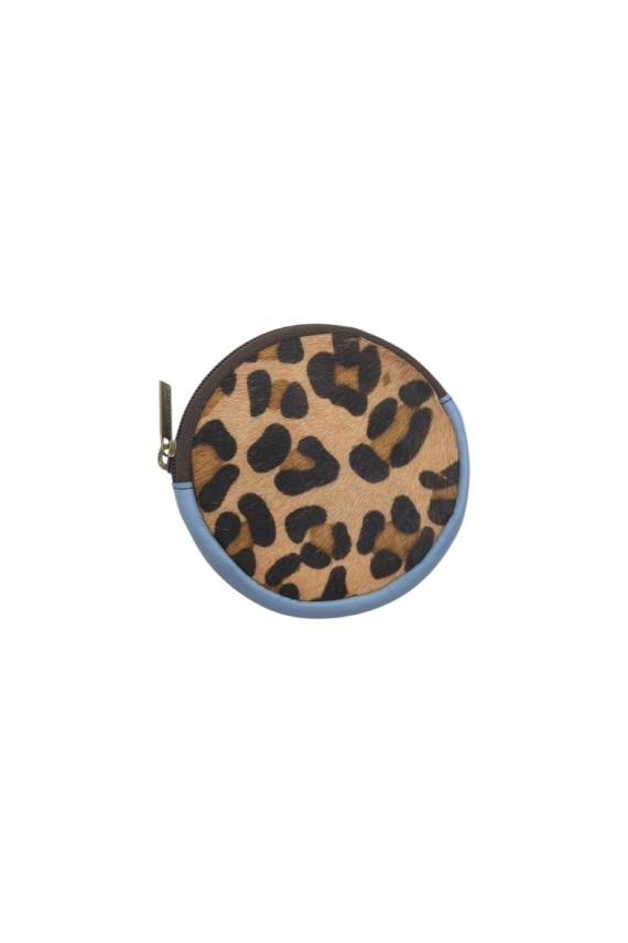 Monedero Redondo Afra print Soruka Leopardo