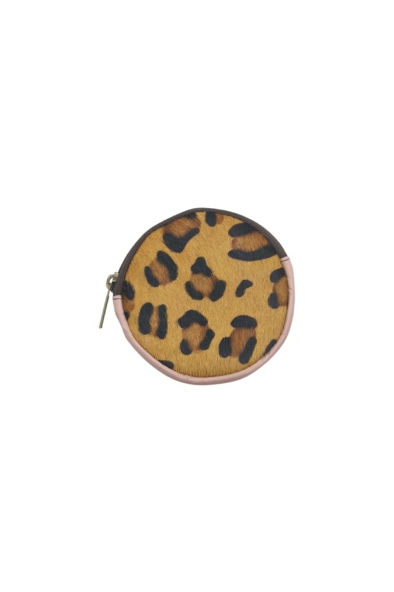 Monedero Redondo Afra print Soruka Leopardo
