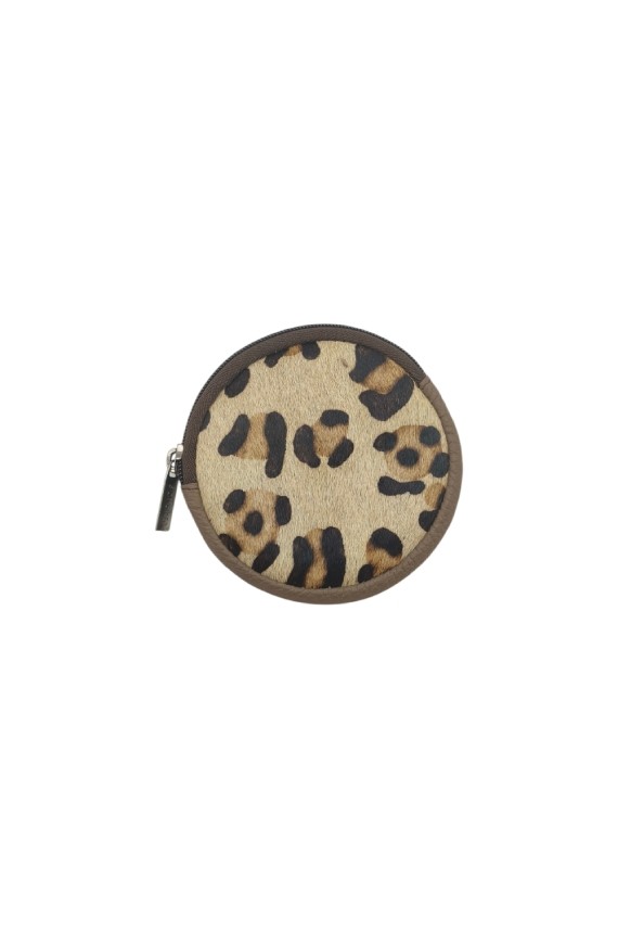 Monedero Redondo Afra print Soruka Leopardo
