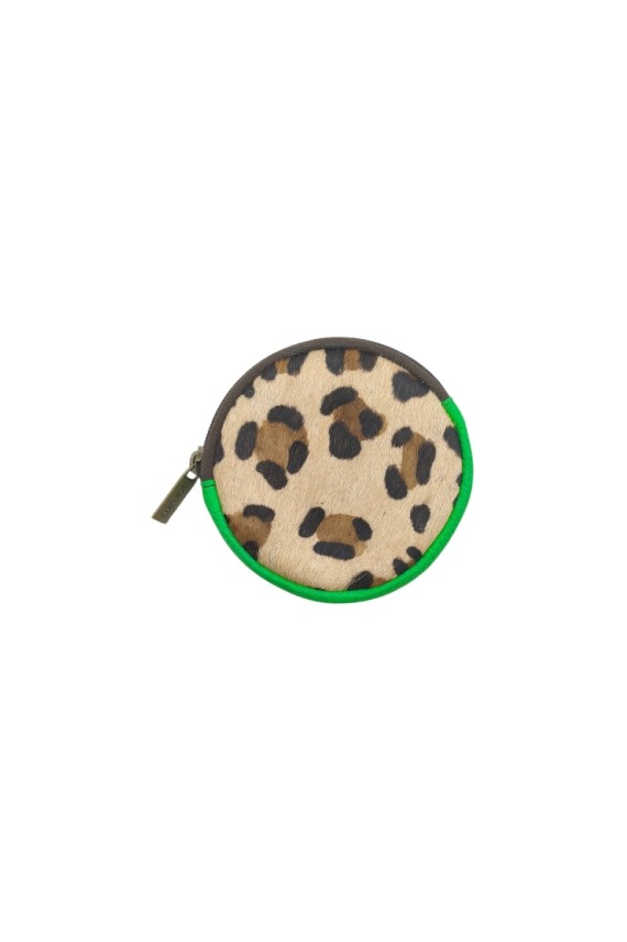 Monedero Redondo Afra print Soruka Leopardo