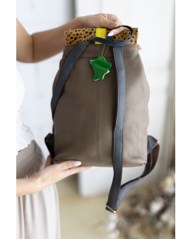Mochila Greta Soruka Greta Rosa Animal Print