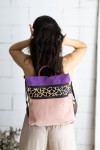 Mochila Bolso Soruka Chiara Small Animal Print Cebra