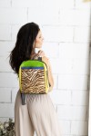 Mochila Bolso Soruka Chiara Small Animal Print Cebra