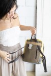Mochila Bolso Soruka Chiara Small Animal Print Cebra