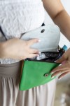Bolso Soruka Cora Verde Animal Print Leopardo