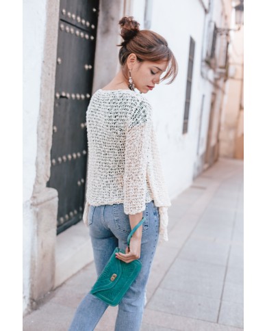 Bolso Cartera Piel Casablanca