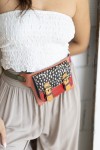 Riñonera Soruka Alexis Animal Print Topos Coral