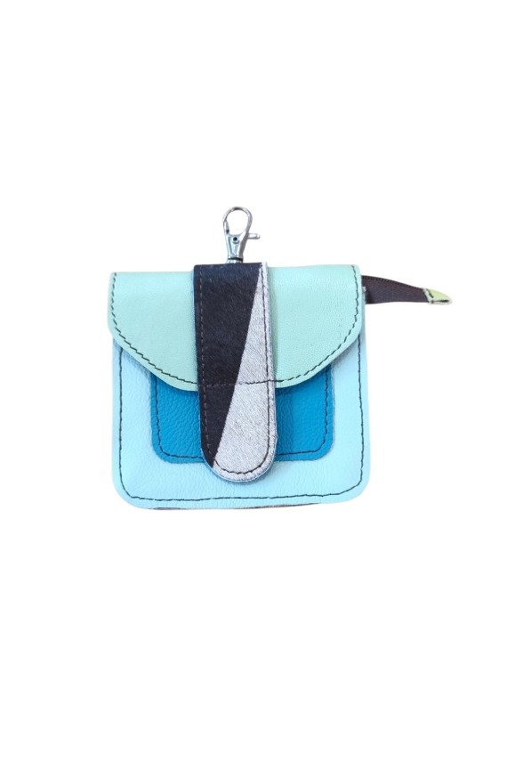 Monedero Mini Animal Print con Mosquetón