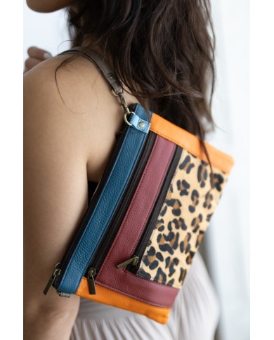 Bolso Truly Animal Print Leopardo en Piel Sostenible Soruka