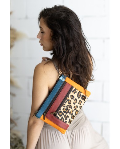 Bolso Truly Animal Print Leopardo en Piel Sostenible Soruka