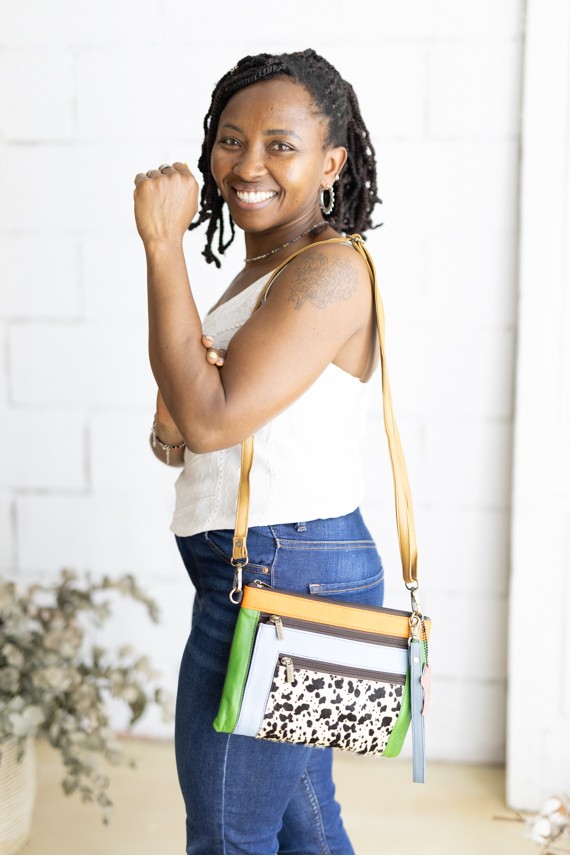 Bolso Truly Multicolor Animal Print Vacuno Sostenible Soruka