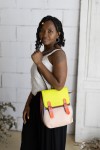 Bolso Mochila Freya Lima y Rosa en Piel Sostenible Soruka
