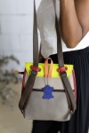 Bolso Mochila Freya Lima y Rosa en Piel Sostenible Soruka