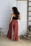 Pantalón Pareo Fluido de Viscosa Abierto Lateral