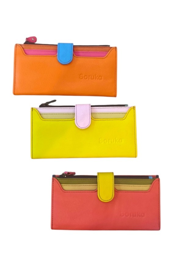 Cartera Tarjetero Janet Multicolor Soruka