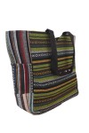Bolso Tote Artesanal Estampado Étnico