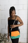 Bolso Soruka Kinsley 360º Reversible Naranja & Animal Print